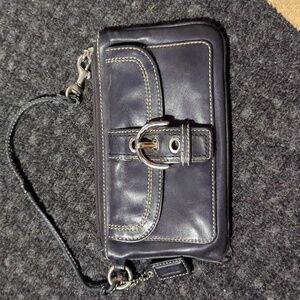 Vintage Coach wristlet